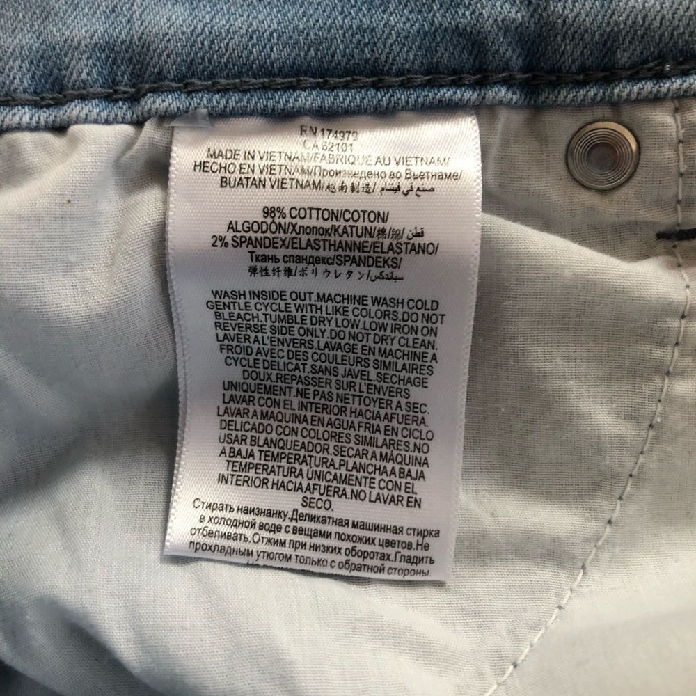 BCBGeneration Red Piped Skinny Stretch Blue Jeans - Picture 6 of 8